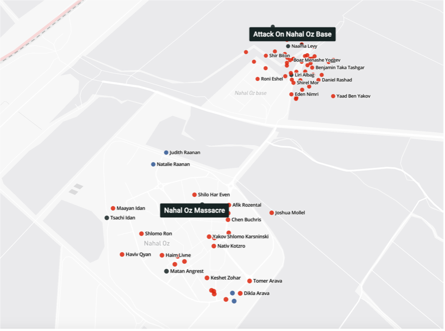 October 7th Map - Border Communities
